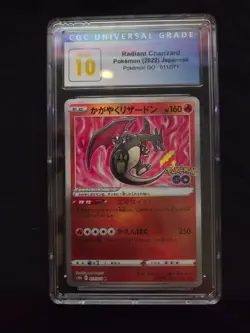 Pokemon TCG JAP GO Radiant Charizard #011/071 Graded CGC Pristine 10 BLUE LABEL - Image 1