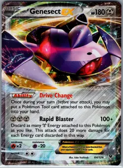 Genesect ex 64/124 - Pokemon TCG XY: Fates Collide - Ultra Rare (NM) - Image 1