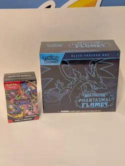Pokemon Mega Evolution Phantasmal Flames ETB + Booster Bundle 🔥 - Image 2