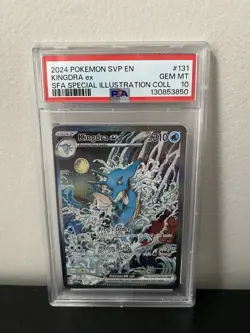 2024 POKEMON SVP PROMO SPECIAL ILLUSTRATION COLLECTION #131 KINGDRA EX PSA 10 - Image 1