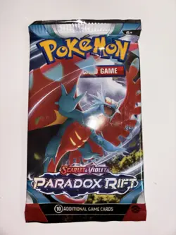 22.3g HEAVY Paradox Rift Booster Pack Pokemon TCG From ETB Roaring Moon Sealed - Image 2