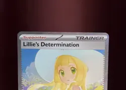 Pokemon TCG Lillie’s Determination Mega Evolution 184/132 SAR English pack fresh - Image 3