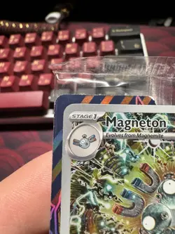 Pokemon TCG Magneton SVP 159 Surging Sparks Full Art Black Star Promo Sealed - Image 2
