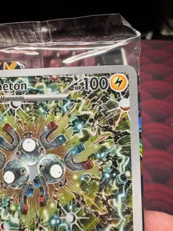 Pokemon TCG Magneton SVP 159 Surging Sparks Full Art Black Star Promo Sealed - Image 3