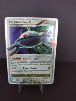 Pokemon TCG Legends Awakened Magnezone English Holo Card LV.X 142/146 NM - Image 1