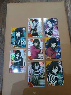 Demon Slayer 8 Cards Lot hashira Shinobu Obanai Muichiro giyu Keimetsu no yaina - Image 3