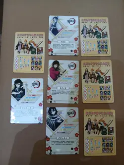 Demon Slayer 8 Cards Lot hashira Shinobu Obanai Muichiro giyu Keimetsu no yaina - Image 4