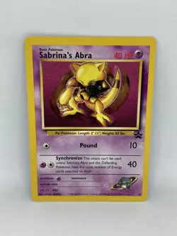 Sabrina's Abra 19/53 Wotc Promo Regular 2000 Pokemon Card NM - Image 1