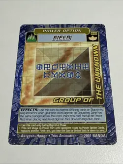 DIGIMON DIGI-BATTLE CARD - BOOSTER SERIES 4 - BO-213 GROUP OF THE UNKNOWN NM - Image 1