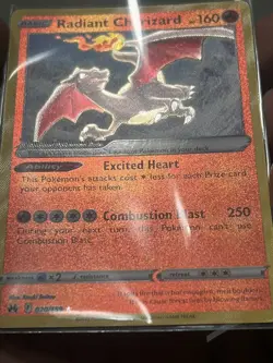 Radiant Charizard Pokemon TCG Crown Zenith Holo Ultra Rare Card 020/159 - Image 3