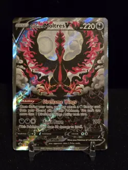 Galarian Moltres V 177/198 Chilling Reign Alternate Art Rare Pokemon Card NM - Image 1