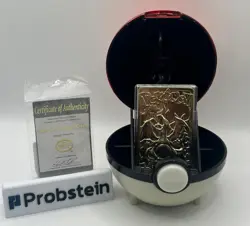 Pokemon Special ED 23 Karat Gold Plated Card #06 Charizard Pokeball Display COA - Image 1