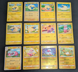 Mareep Flaaffy Ampharos Pokemon Card Collection Set of 12 English Rare Holo - Image 1