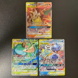 Pokemon Charizard Braixen & Blastoise Piplup & Venusaur Snivy TAG TEAM 3set NM - Image 1