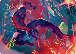 Spider-Man 2099 Art Card (Gold-Stamped Signature) [Art Series: Marvel's Spider-M - Image 1