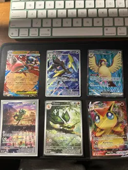 Pokemon TCG Card Lot of 6 Cards Illustration Rare EX IR Lot - Image 1