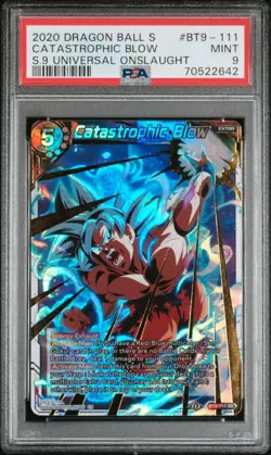 2020 Dragon Ball Super Card Game Catastrophic Blow SR BT9-111 PSA 9 Mint - Image 1