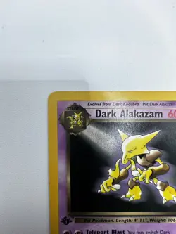 Pokemon Card Dark Alakazam Team Rocket NON-HOLO 1st Edition Rare 18/82 LP/NM - Image 3