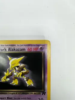 Pokemon Card Dark Alakazam Team Rocket NON-HOLO 1st Edition Rare 18/82 LP/NM - Image 4