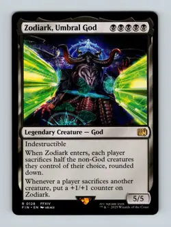 MTG: FIN 128 Zodiark, Umbral God Regular NM - Image 1