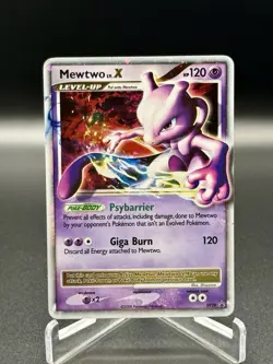 Pokemon TCG Mewtwo LV.X DP28 Black Star Promo Moderately Played Free Shipping - Image 1