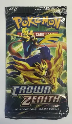 CROWN ZENITH Pokemon TCG Booster Pack Factory Sealed/Brand New, Free Shipping! - Image 1