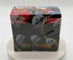 Auction #2 Pokemon TCG Mega Evolution Base Set ME01 Enhanced Booster Box SEALED - Image 1