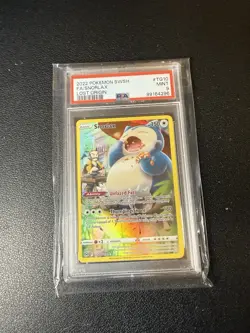 2022 POKEMON SWORD & SHIELD LOST ORIGIN TG10 FULL ART/SNORLAX PSA 9 - Image 1