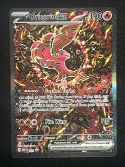 ORICORIO EX 024 Black Star UPC Promo Pokemon TCG Phantasmal Flames - Image 1