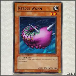 Needle Worm - GLD1-EN006 - Common Limited Edition Yugioh - Image 1