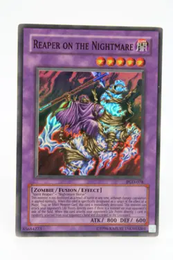 Yu-Gi-Oh! Reaper on the Nightmare PGD-078 Super Rare *Creased see photos - Image 1