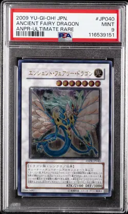 2009 YU-GI-OH! JPN ANCIENT PROPHECY ULTIMATE RARE ANCIENT FAIRY DRAGON PSA 9 - Image 1