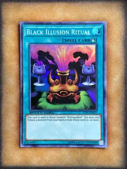 Yugioh Black Illusion Ritual STP1-EN011 Speed Duel Super Rare NM - Image 1