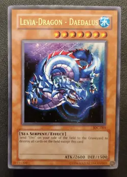 Yu-Gi-Oh! Levia-Dragon - Daedalus IOC-083 Invasion of Chaos (2004) Near Mint - Image 1