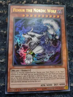 Yu-Gi-Oh! - Fenrir The Nordic Wolf (LC05-EN002) Limited Edition - Ultra Rare - Image 2