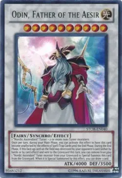Yugioh! MP Odin, Father of the Aesir - STOR-EN040 - Ultra Rare - Unlimited Editi - Image 1