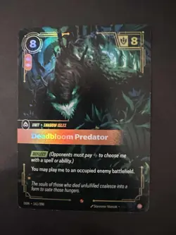Deadbloom Predator - RiftBound Trading Card | Shadow Isles | OGN 161/298 | Holo - Image 1