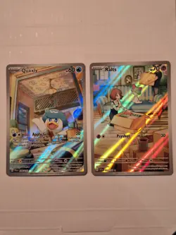 Lot 2 Full Art Pokemon Tcg Cards!! Pack Fresh! - Image 1
