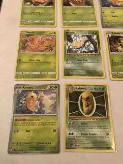Lot of 10 Weedle and Kakuna Pokemon Cards - Image 2