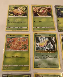 Lot of 10 Weedle and Kakuna Pokemon Cards - Image 3