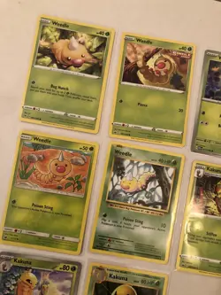 Lot of 10 Weedle and Kakuna Pokemon Cards - Image 4