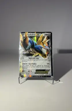 Cobalion EX 2012 93/135 Ultra Rare Plasma Storm Pokemon Trading Card - Image 1