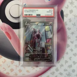 PSA 10 Mewtwo V Ultra Holo Full Art Rare Pokemon Go Pokemon Trading Card 72/78 - Image 1