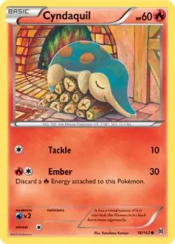 Cyndaquil 18/162 Pokemon Common XY - BREAKthrough Card LP - Image 1