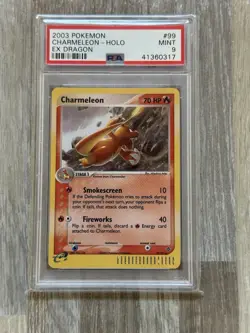 2003 Pokemon EX Dragon Charmeleon Holo #99/97 PSA 9 Mint English - Image 1