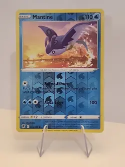 Mantine 034/189 Swsh10: Astral Radiance Reverse Holo Pokemon TCG NM - Image 1