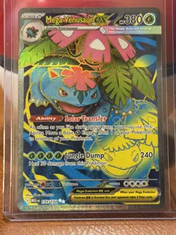 Mega Venusaur ex 155/132 Ultra Rare Pokemon TCG ME01: Mega Evolution NM - Image 1