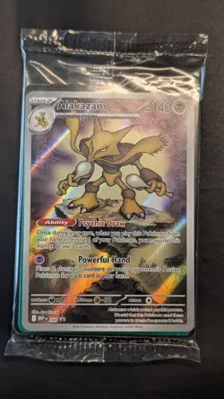 Alakazam 009 Mega Evolution Black Star Promo Pokemon Sealed - Image 1