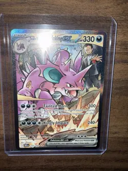 Pokemon TCG Team Rockets Nidoking EX 233/182 Destined Rivals Ungraded Fast Ship - Image 2