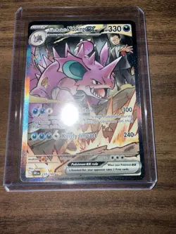 Pokemon TCG Team Rockets Nidoking EX 233/182 Destined Rivals Ungraded Fast Ship - Image 3